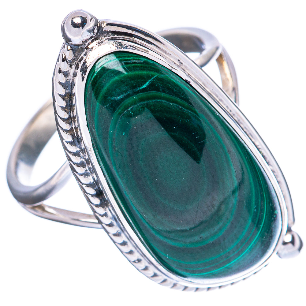Premium Malachite 925 Sterling Silver Ring Size 9 Ana Co R3623