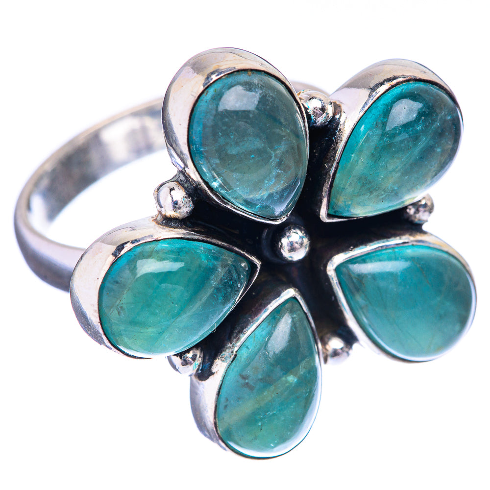 Blue Fluorite Ring Size 8.75 (925 Sterling Silver) R142710