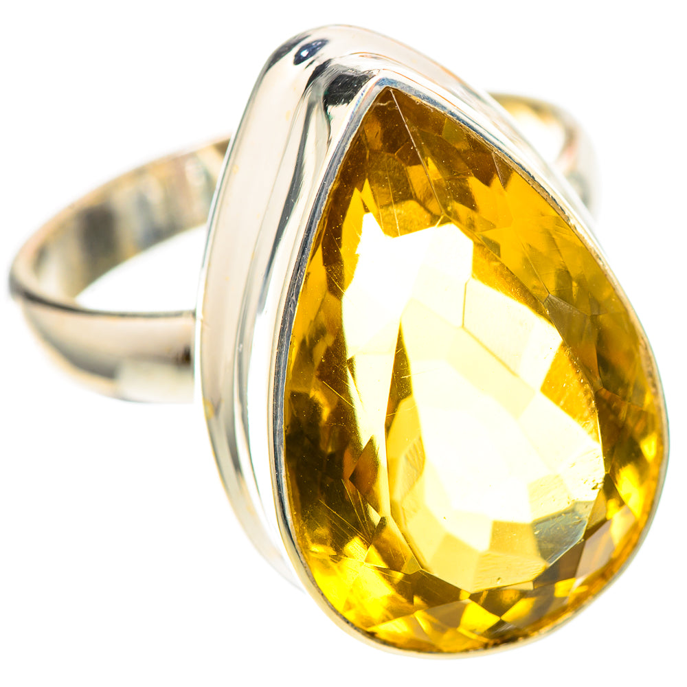 Faceted Citrine Ring Size 10 (925 Sterling Silver) RING139237