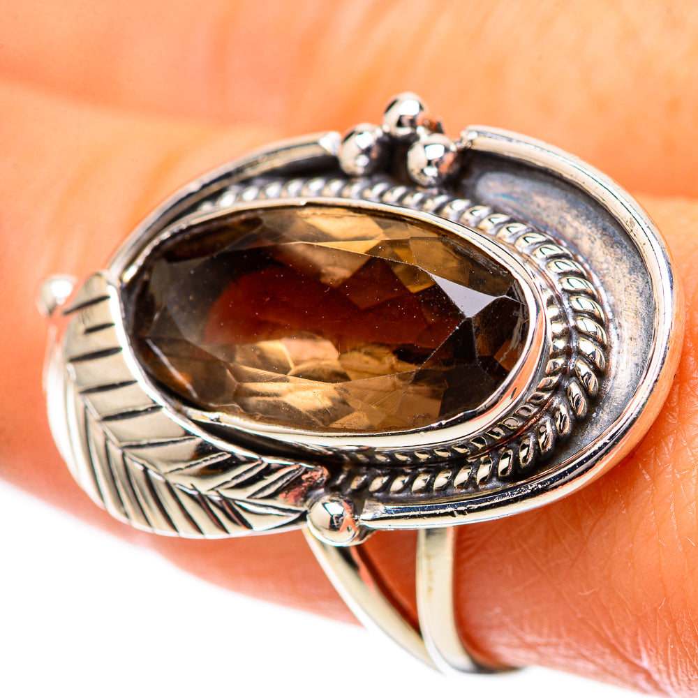 Smoky Quartz Ring Size 9 (925 Sterling Silver) RING138929
