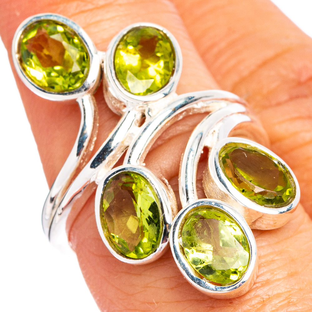 Peridot Ring Size 7 (.925 Sterling Silver)