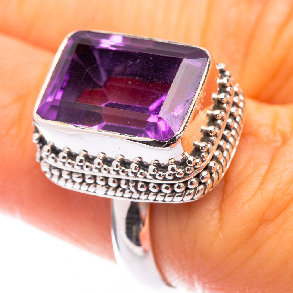Amethyst Ring Size 6.25 (925 Sterling Silver) R141291