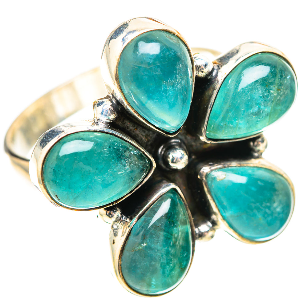 Large Blue Fluorite 925 Sterling Silver Ring Size 11 (925 Sterling Silver) RING139474