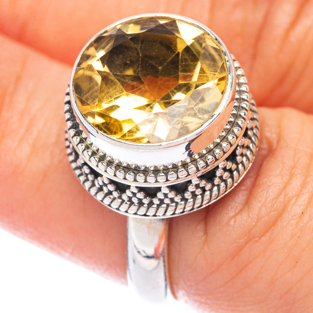 Citrine Ring Size 6.75 (925 Sterling Silver) R144864
