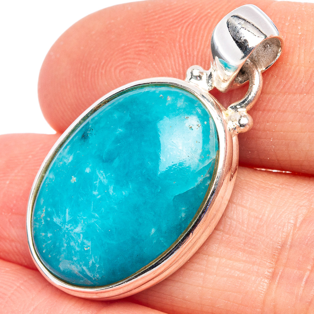 Rare Smithsonite Pendant 1 1/4" (.925 Sterling Silver)