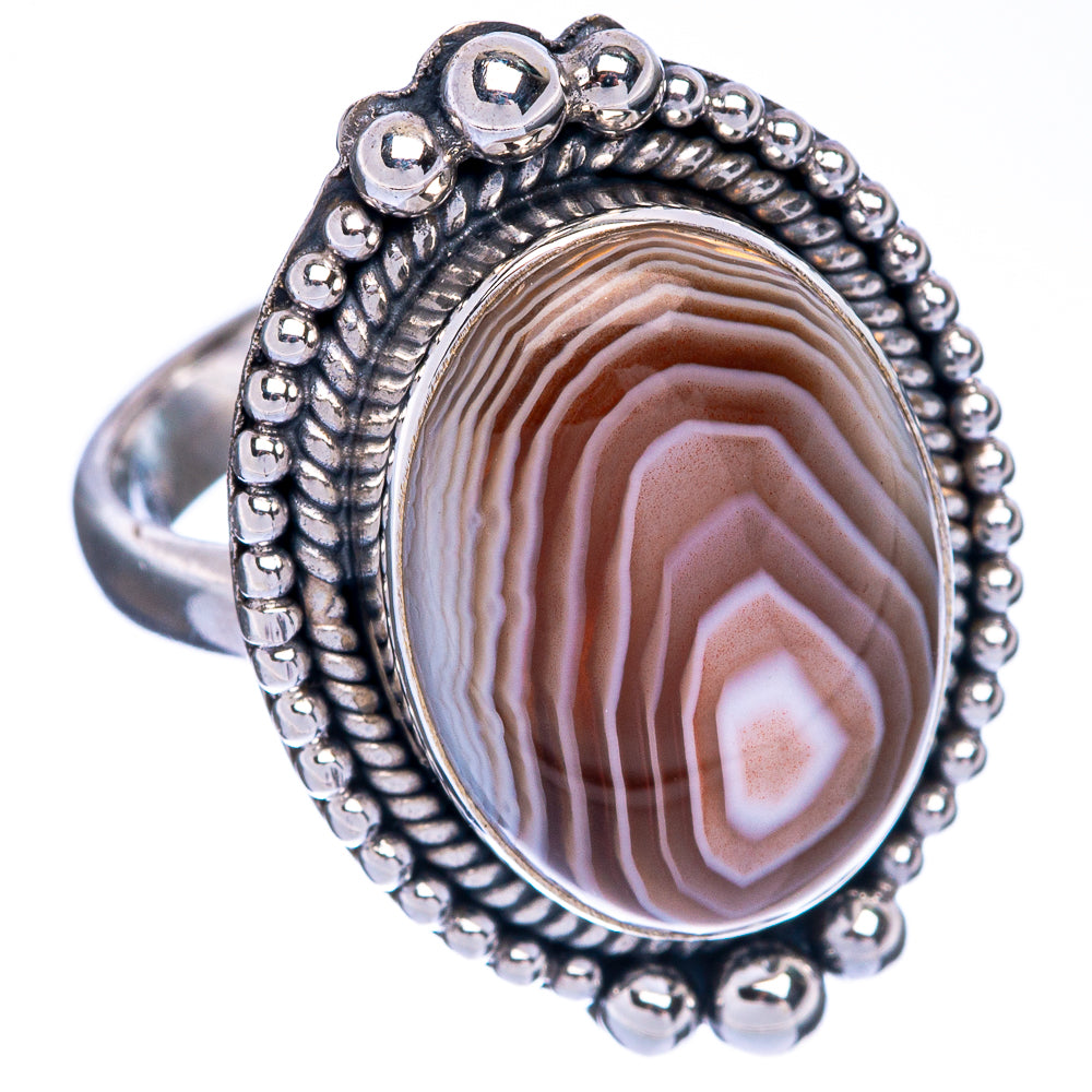 Botswana Agate Ring Size 6 (925 Sterling Silver) R144565