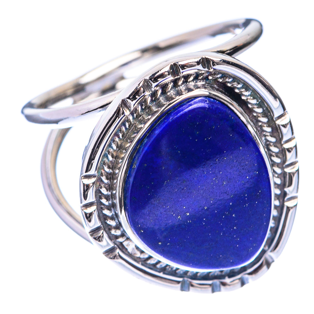 Premium Lapis Lazuli Ring Size 6 (925 Sterling Silver) R141874