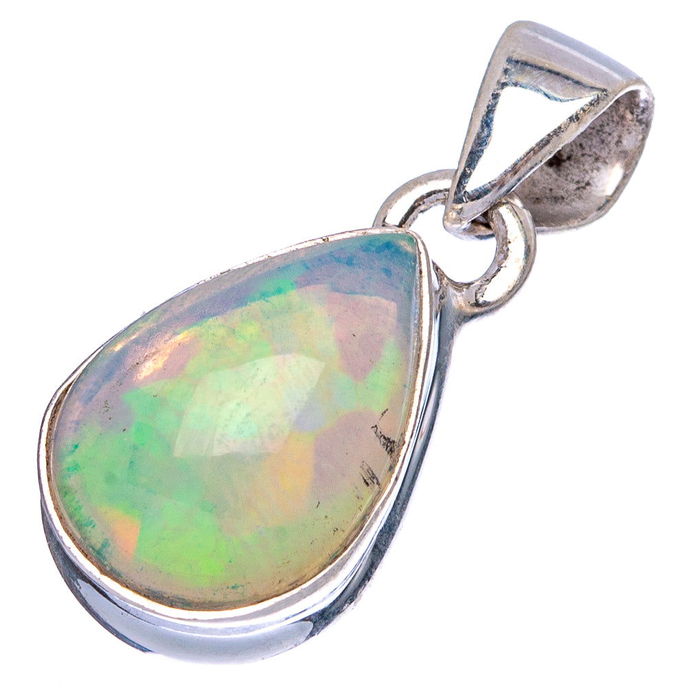 Rare Large Ethiopian Opal Pendant 7/8" (925 Sterling Silver) P43419
