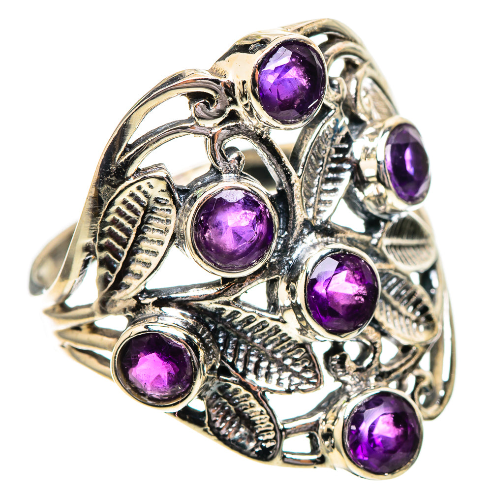 Faceted Amethyst Ring Size 9 (925 Sterling Silver) RING137807