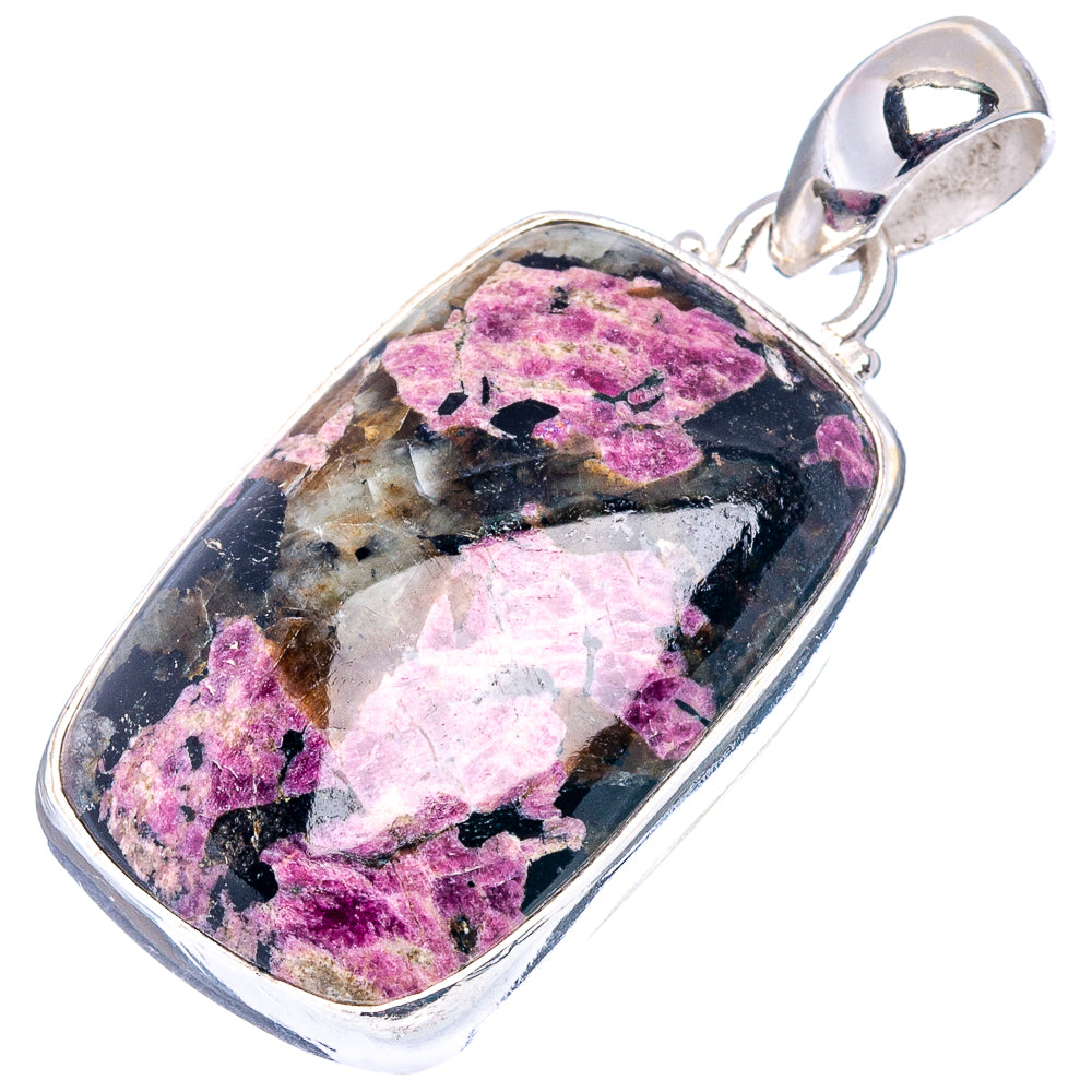 Eudialyte Pendant 1 5/8" (.925 Sterling Silver)