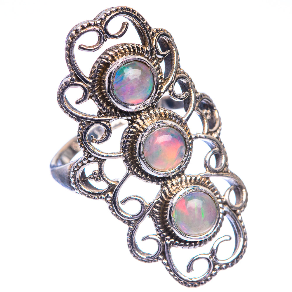 Ethiopian Opal Ring Size 6.5 (925 Sterling Silver) RING143260
