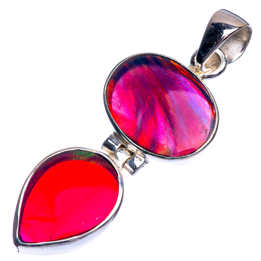 Aura Opal Pendant 1 3/4" (925 Sterling Silver) P39105