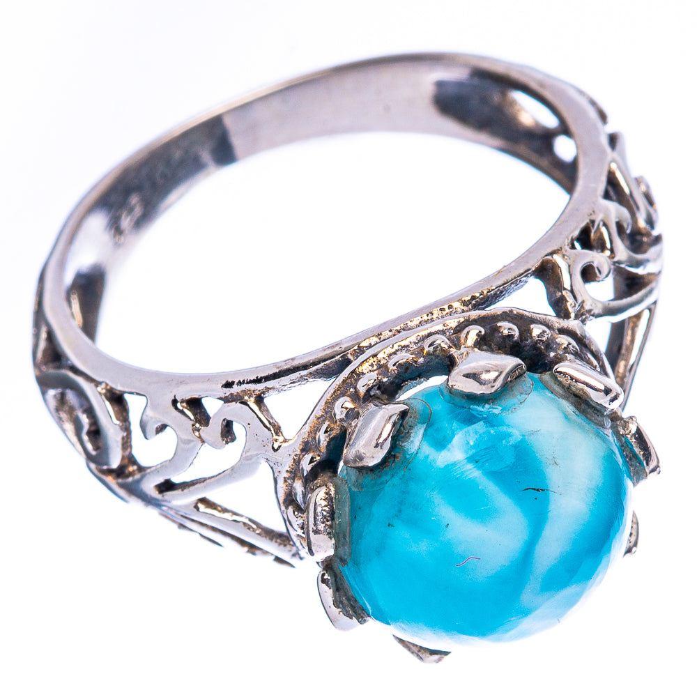 Larimar Ring Size 7 (925 Sterling Silver) R2377