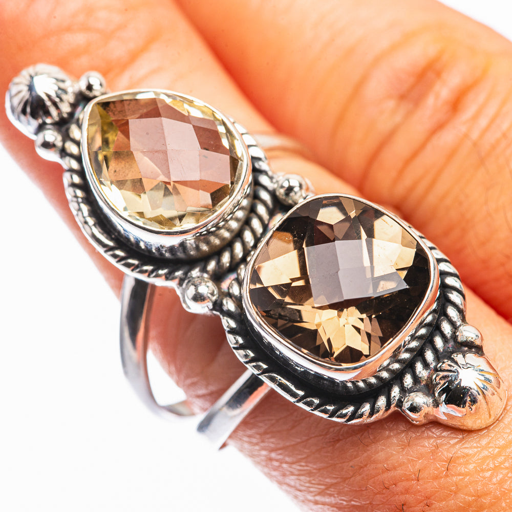 Large Topaz Ring Size 9.5 (925 Sterling Silver) R142351