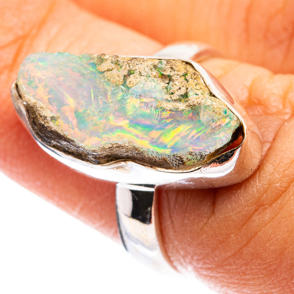 Raw Ethiopian Opal Ring Size 6 (925 Sterling Silver) R142831