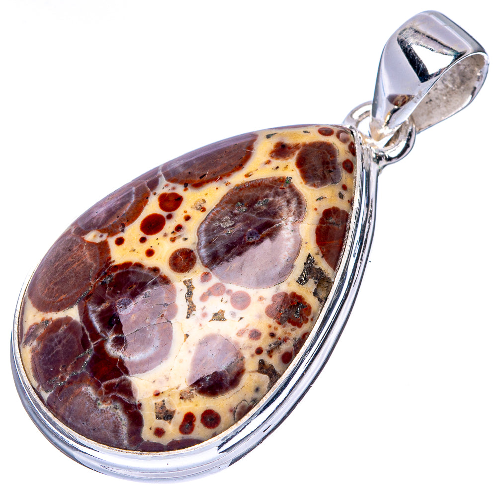Asteroid Jasper Pendant 1 5/8" (925 Sterling Silver) P40959