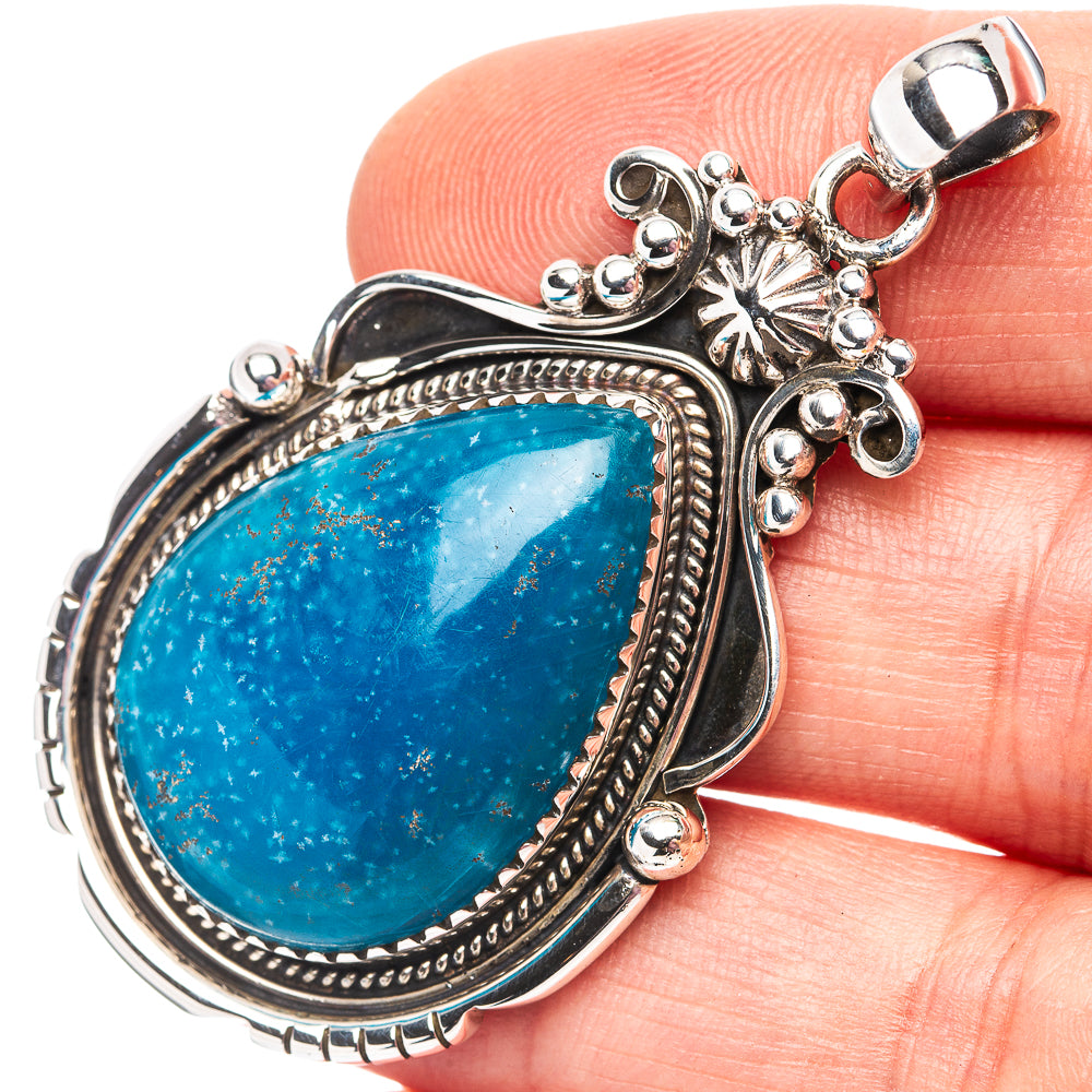 Premium Smithsonite Pendant 2 1/8" (.925 Sterling Silver)
