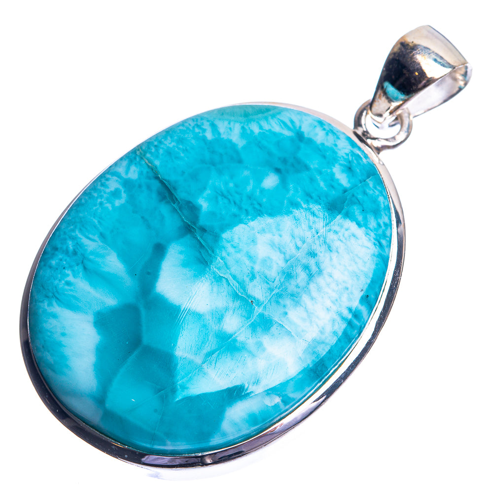 Larimar Pendant 11 5/8" (925 Sterling Silver) P39083