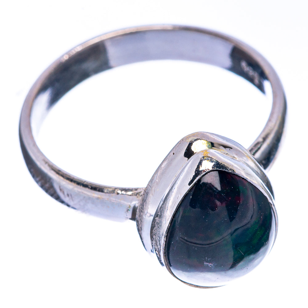 Black Opal Ring Size 8 (925 Sterling Silver) R144577
