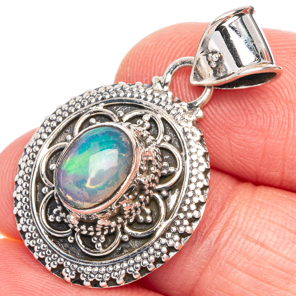 Rare Pendant 1 1/4" (925 Sterling Silver) P40281