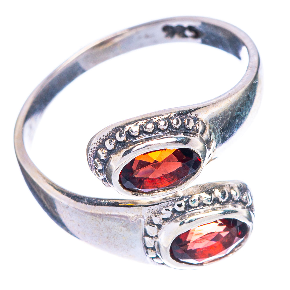 Garnet Ring Size 6.5 (925 Sterling Silver) R147162