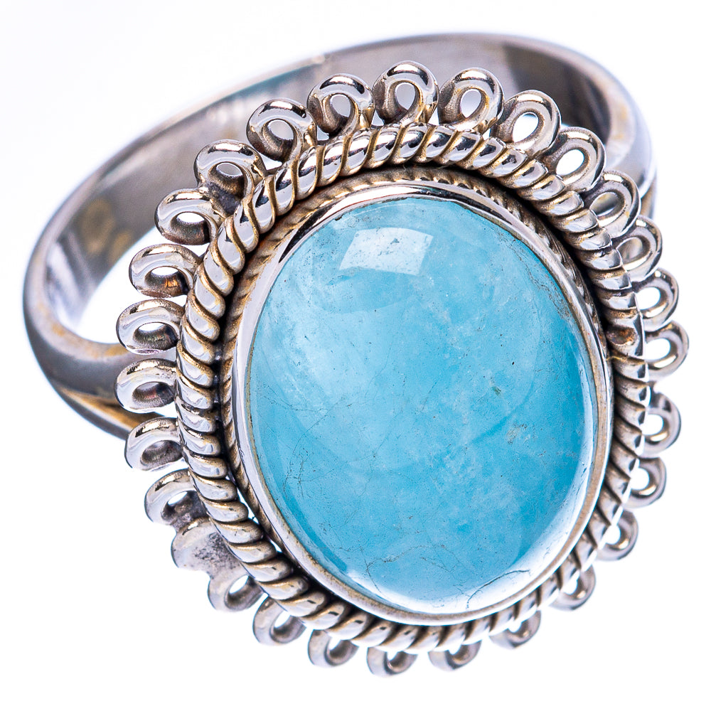Aquamarine Ring Size 9.75 (925 Sterling Silver) R2325
