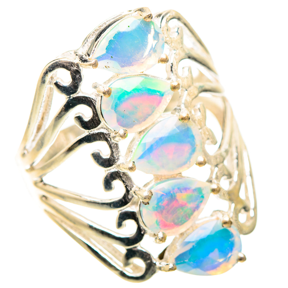 Ethiopian Opal 925 Sterling Silver Ring Size 7.5 (925 Sterling Silver) RING139616