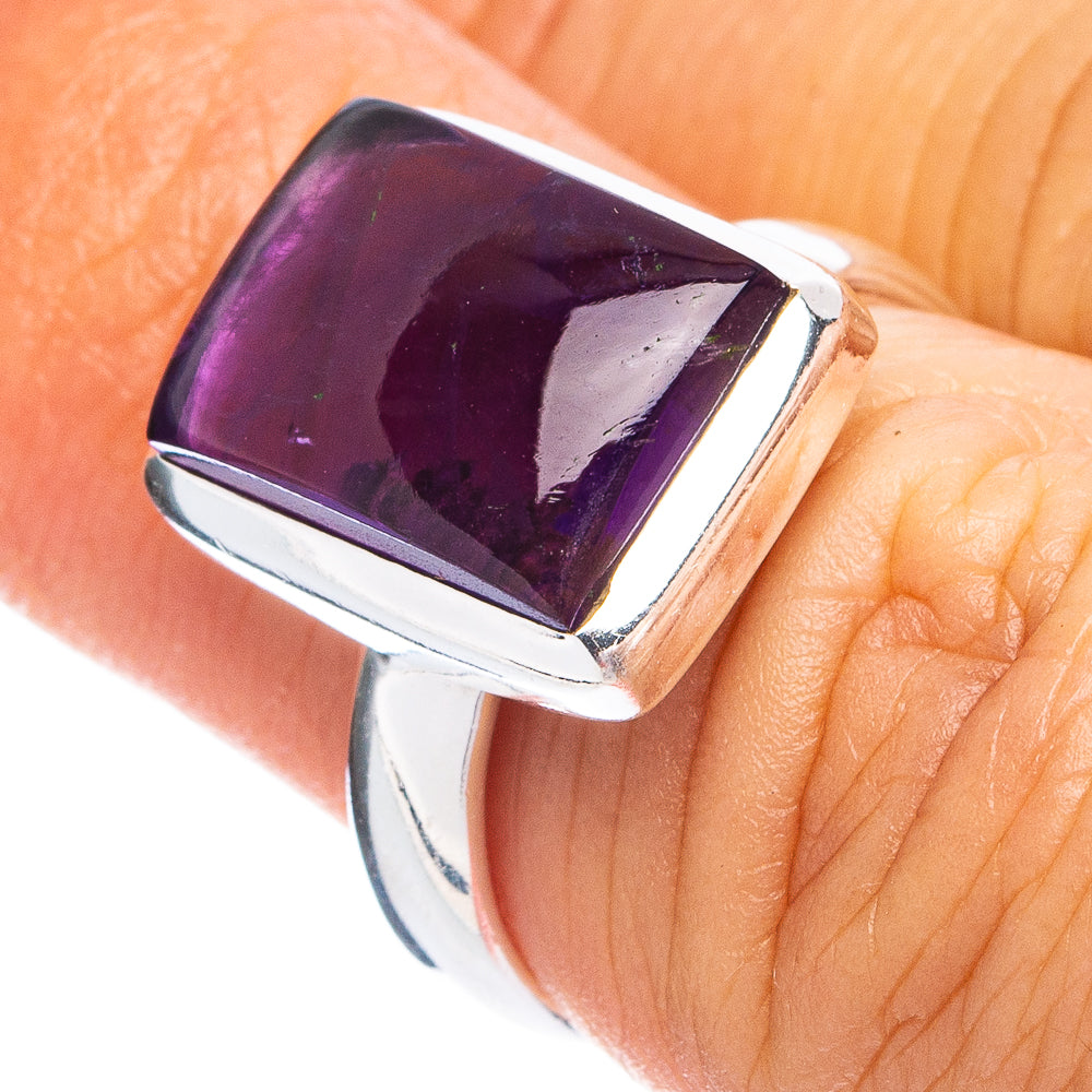 Dainty Amethyst Ring Size 5.75 (925 Sterling Silver) R8631