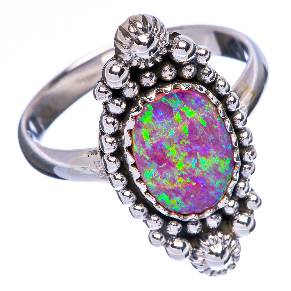 Synthetic Opal Ring Size 8.25 (925 Sterling Silver) R146118