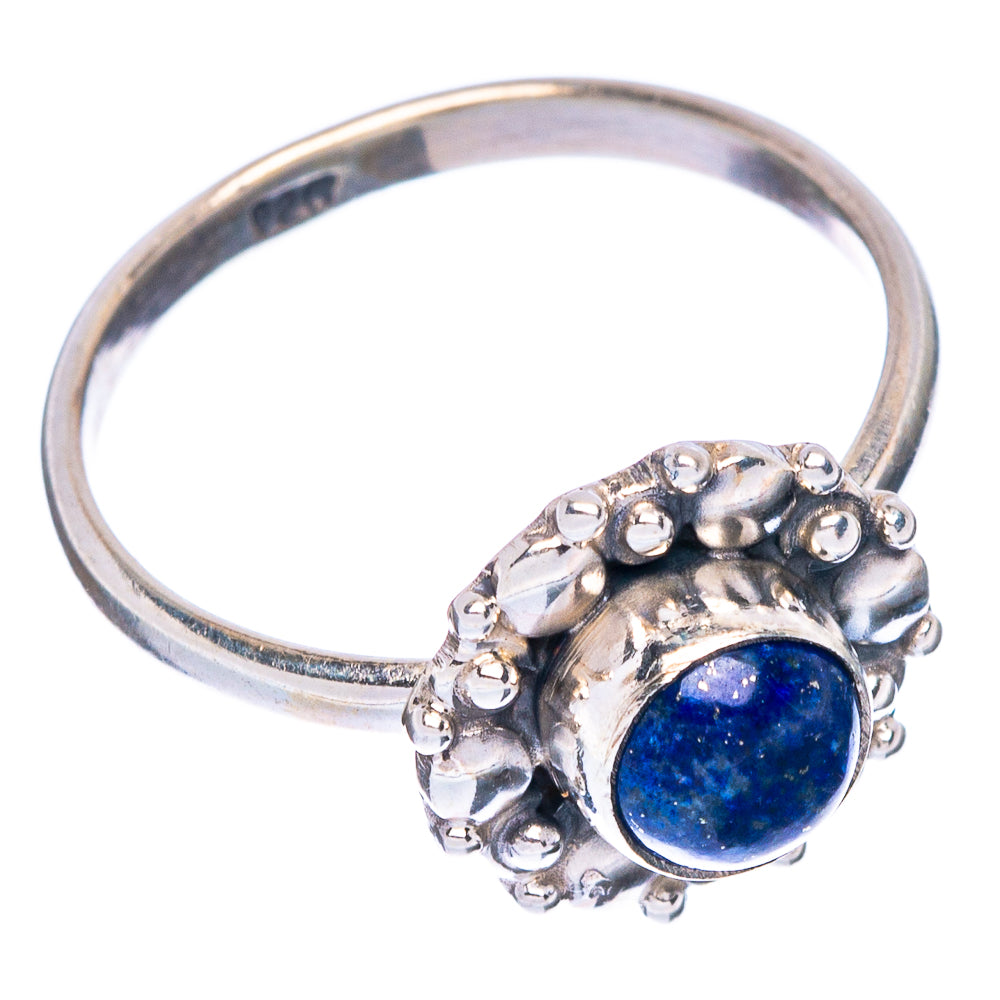 Lapis Lazuli Dainty Ring Size 7 (925 Sterling Silver) R146849