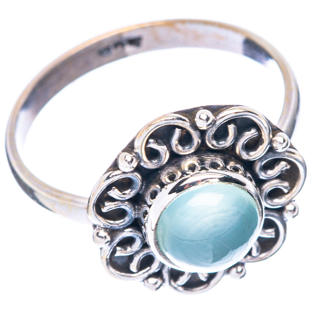 Aquamarine Ring Size 7.75 (925 Sterling Silver) R5653