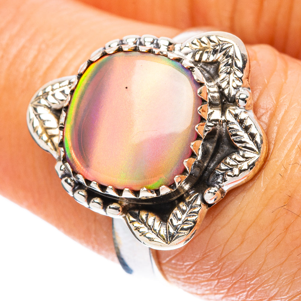 Aura Opal Ring Size 7 (925 Sterling Silver) R4088