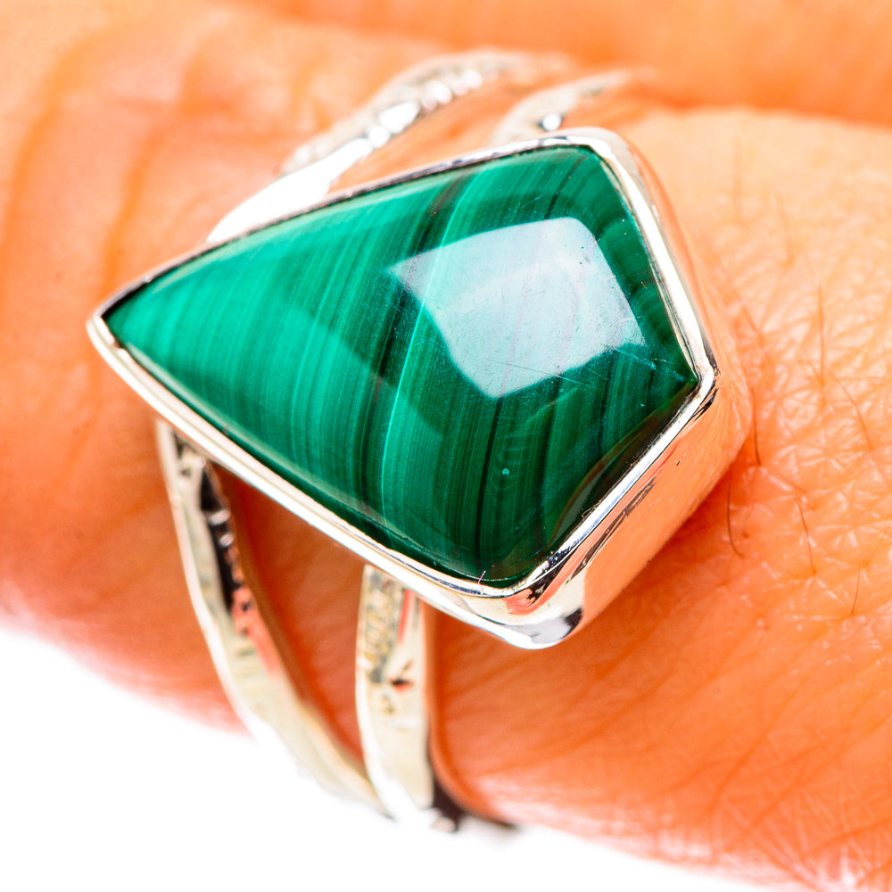Premium Malachite Ring Size 8.25 (925 Sterling Silver) RING138118