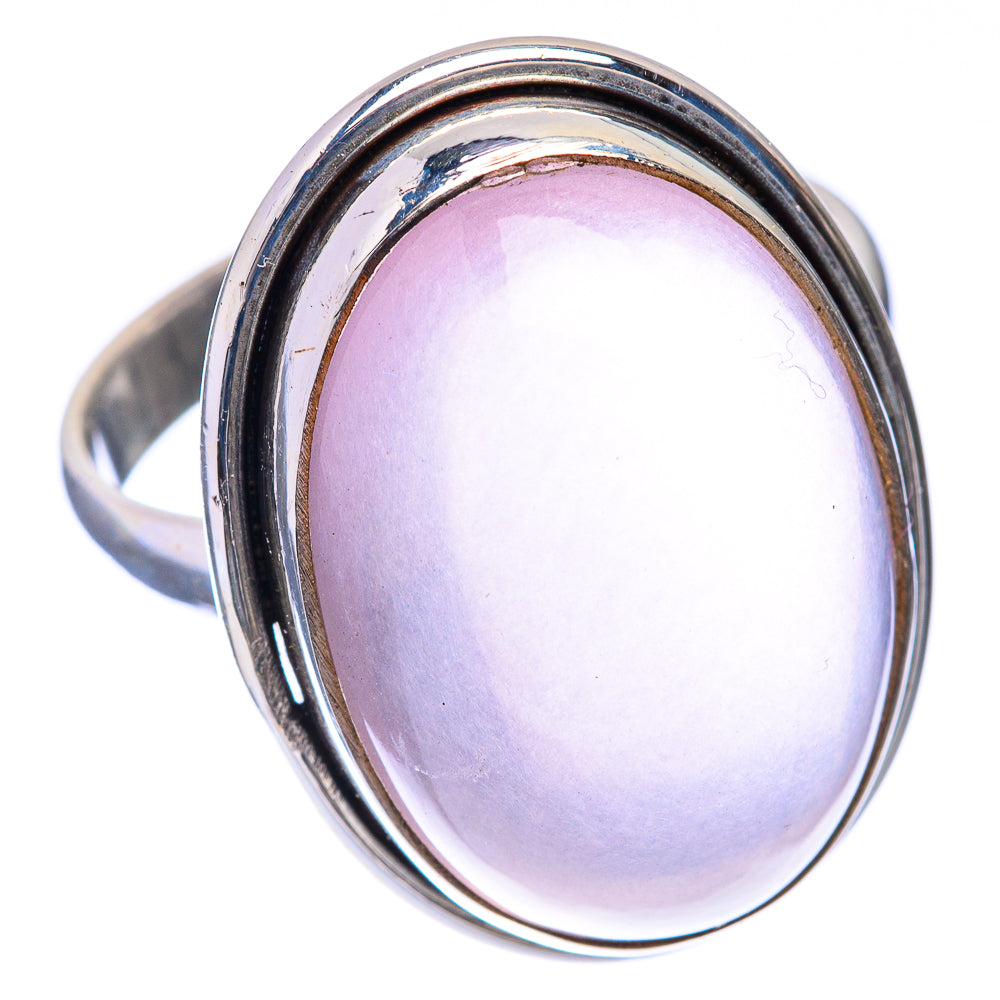 Large Rose Quartz Ring Size 10.75 (925 Sterling Silver) R141640