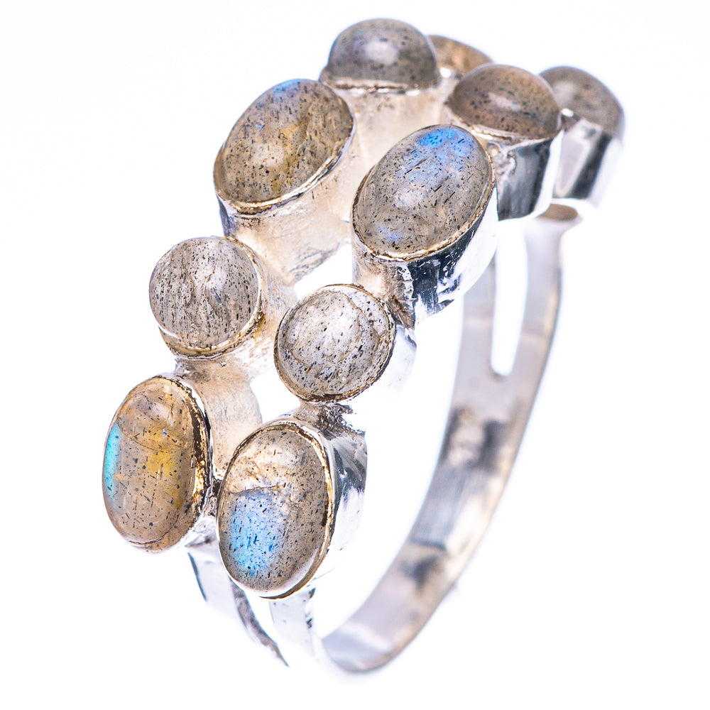 Labradorite 925 Sterling Silver Ring Size 7.75 (925 Sterling Silver) R5445