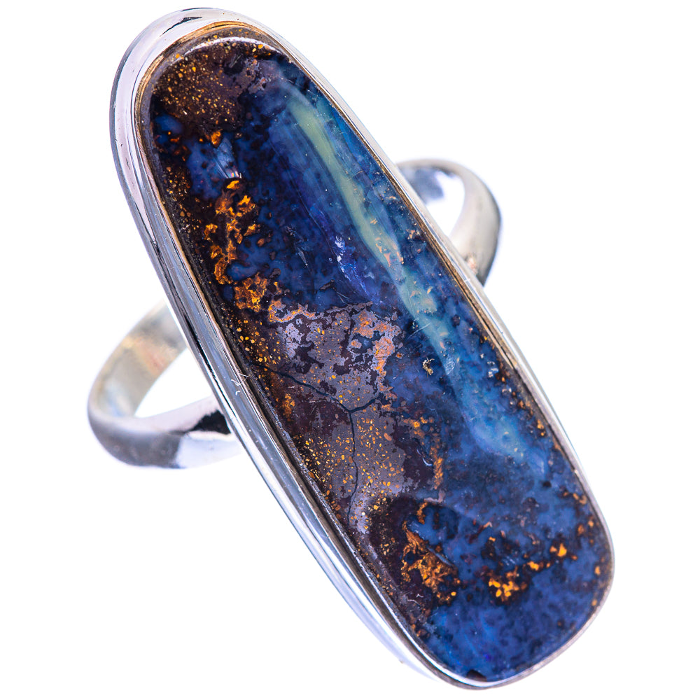 Large Boulder Opal Ring Size 12 (925 Sterling Silver) R143171