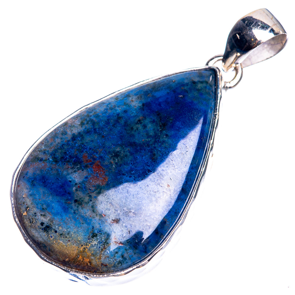 Trollite In Quartz 925 Sterling Silver Pendant 1 7/8"