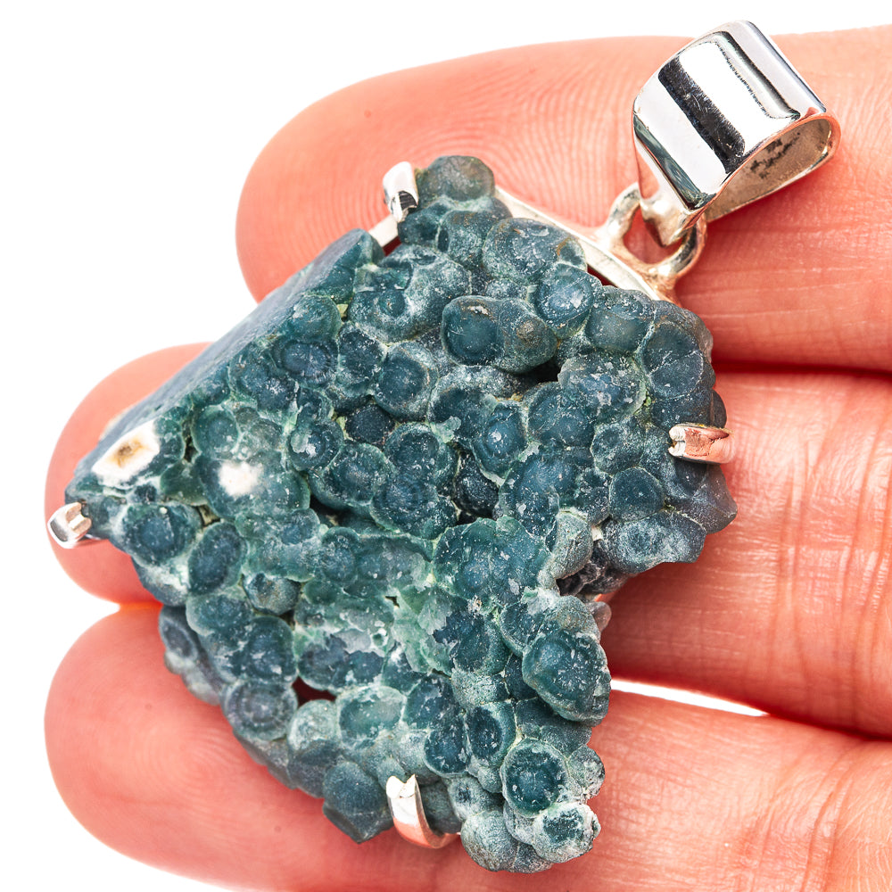 Premium Grape Agate Pendant 1 3/4" (.925 Sterling Silver)