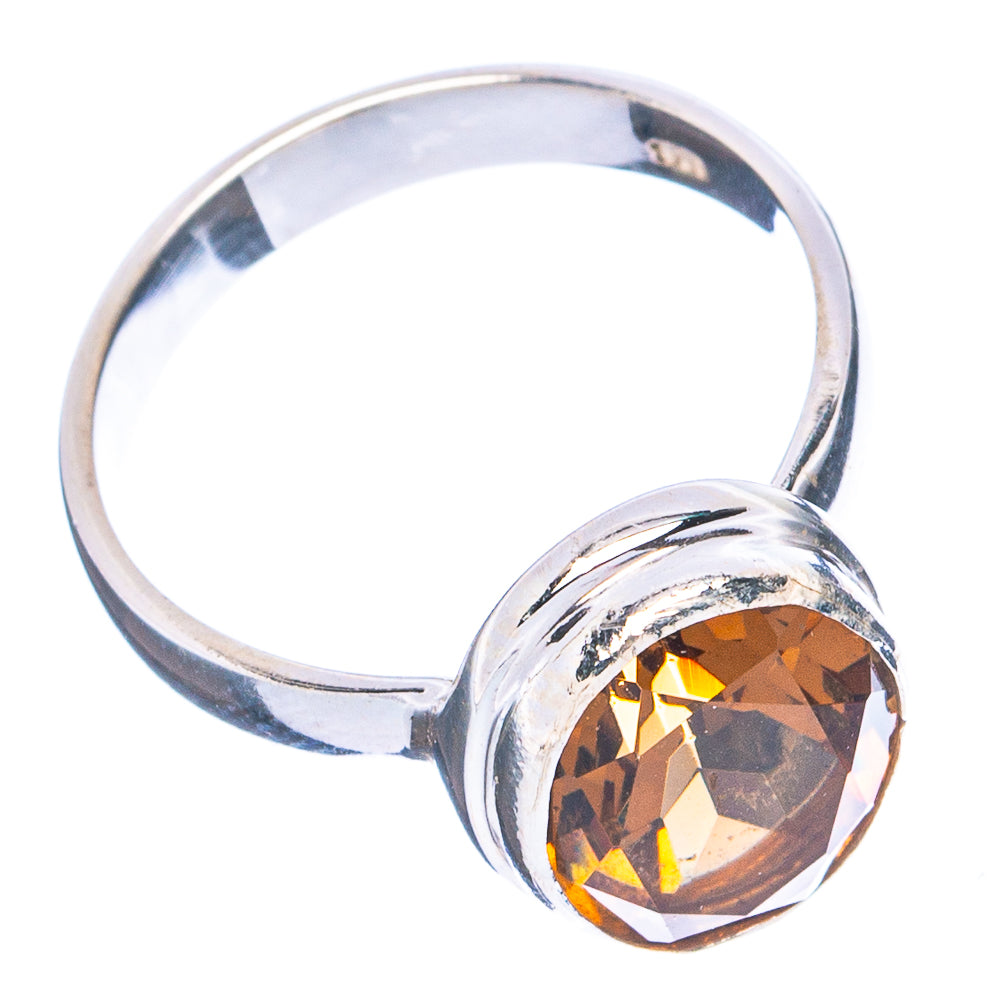 Lab Created Faceted Alexandrite Ring Size 5.75 (.925 Sterling Silver)