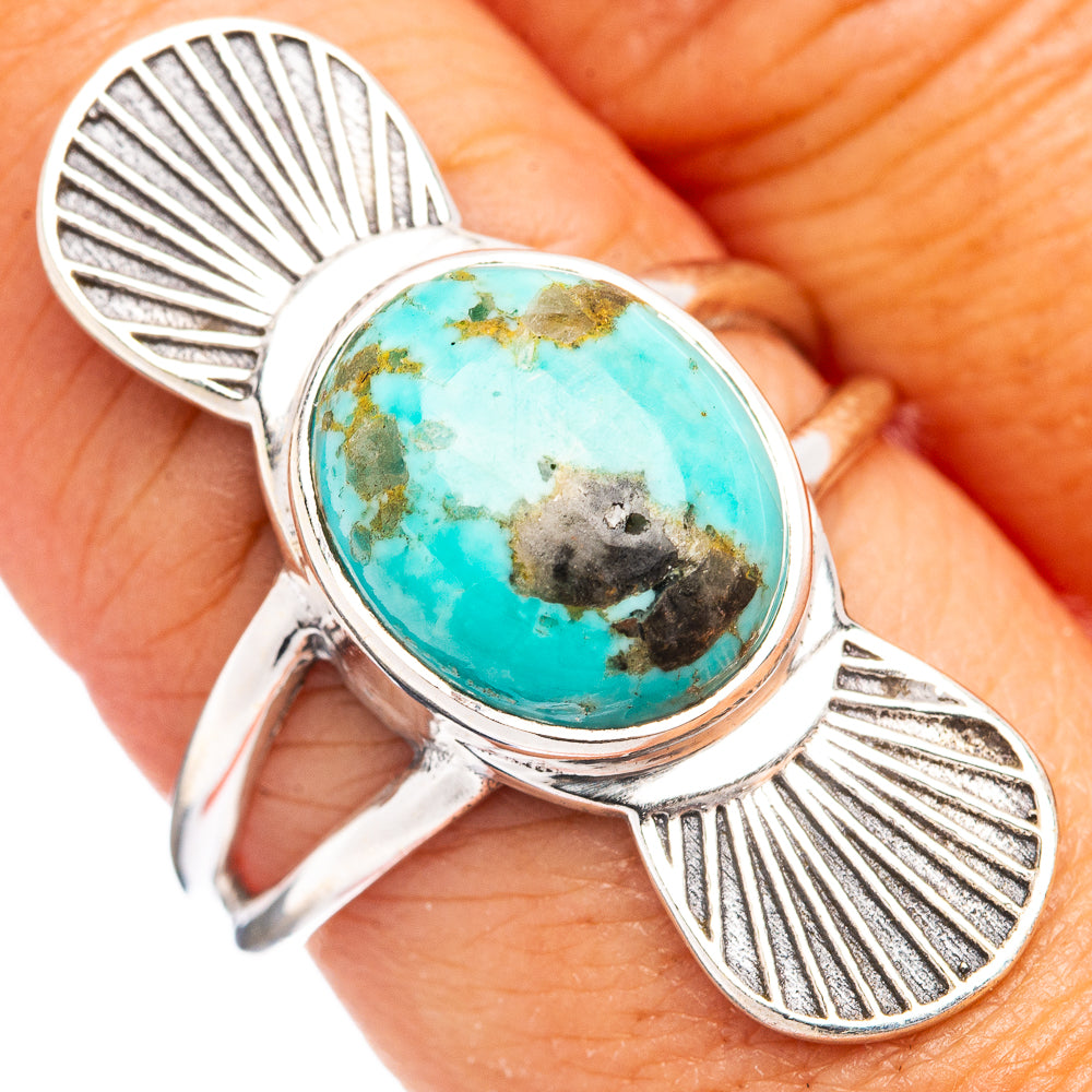 Mojave Turquoise Ring Size 8.25 (.925 Sterling Silver)