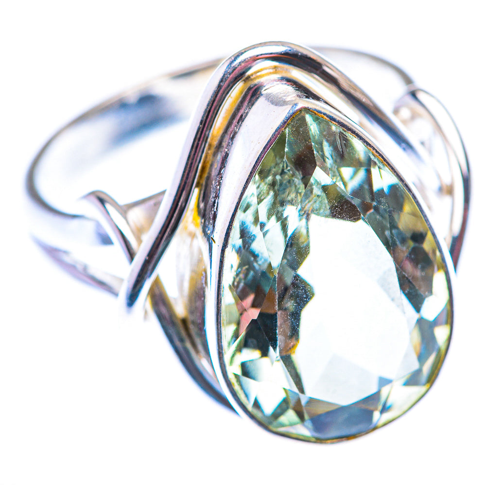 Green Amethyst Ring Size 8.25 (925 Sterling Silver) RING140149