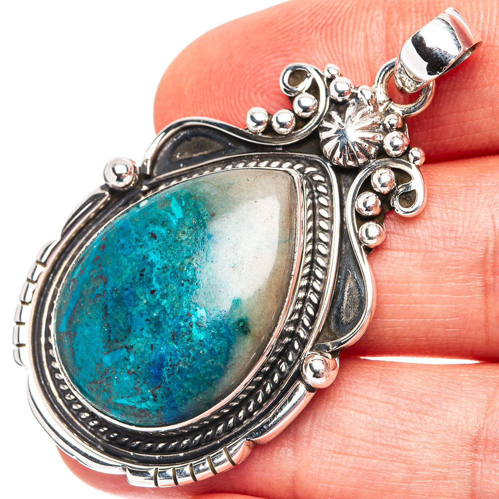 Premium Apatite Pendant 2" (.925 Sterling Silver)