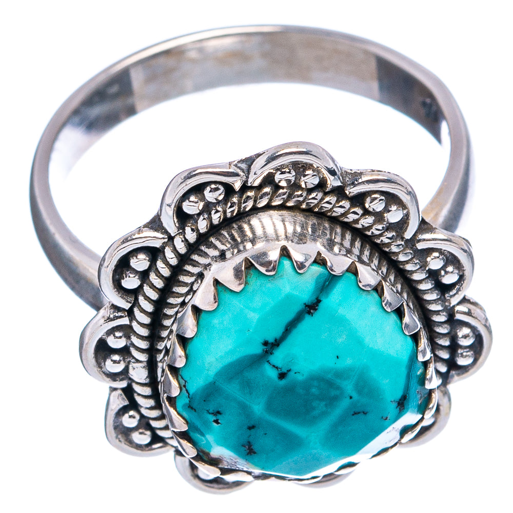 Hubei Turquoise Ring Size 6.5 (.925 Sterling Silver)