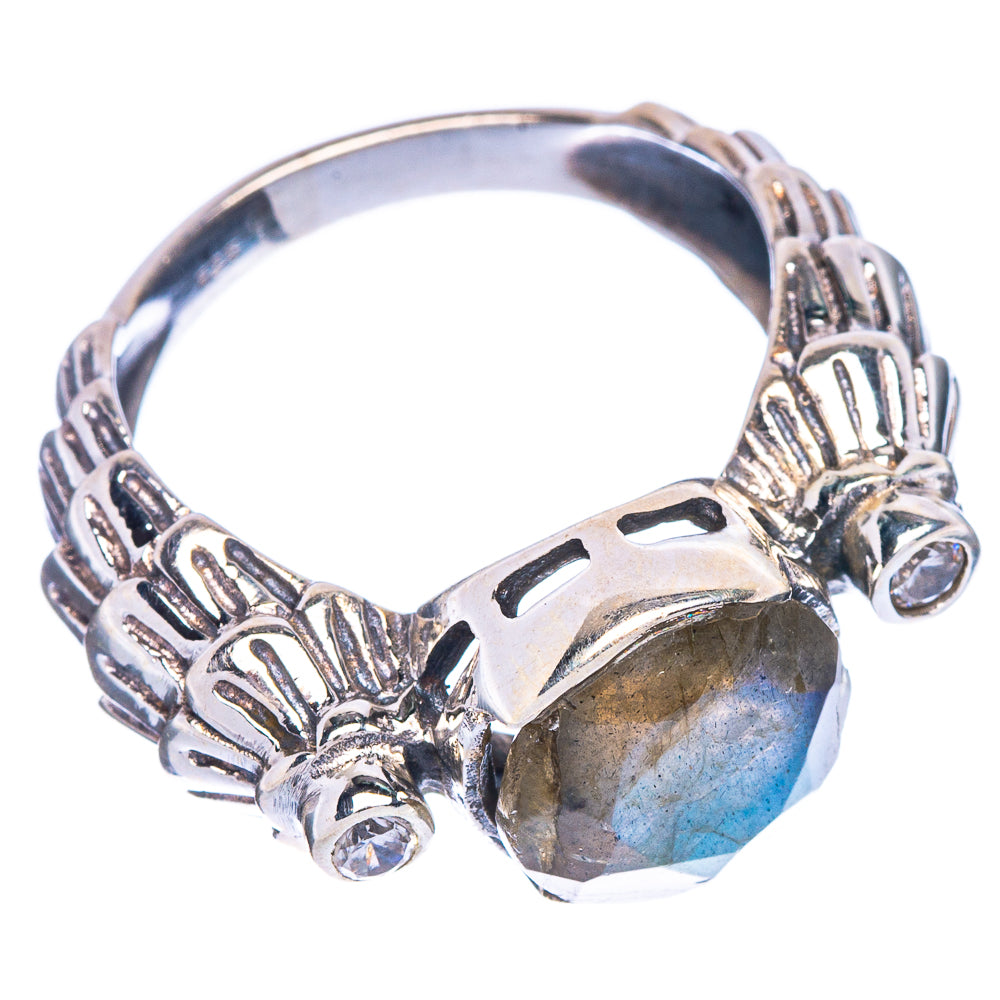 Labradorite Ring Size 7 (925 Sterling Silver) R147169