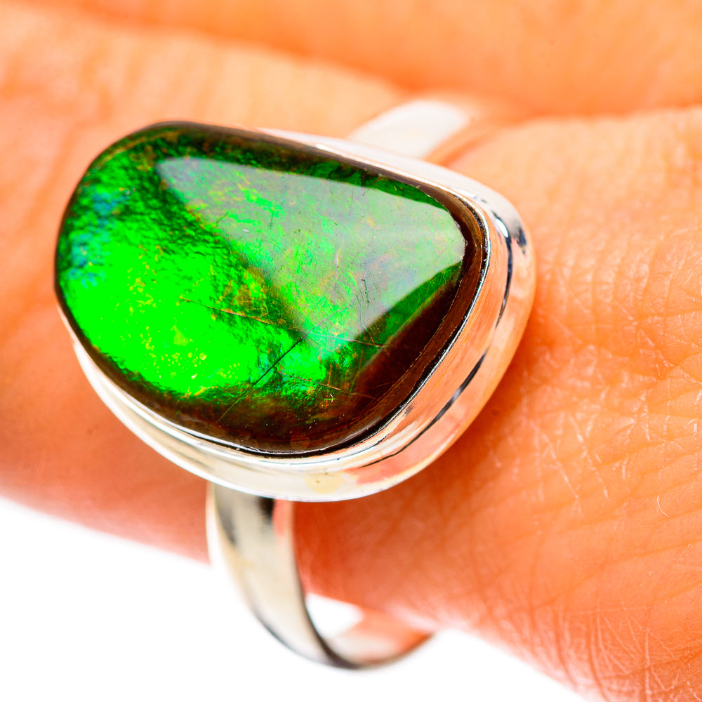 Ammolite Ring Size 10 (925 Sterling Silver) RING139232