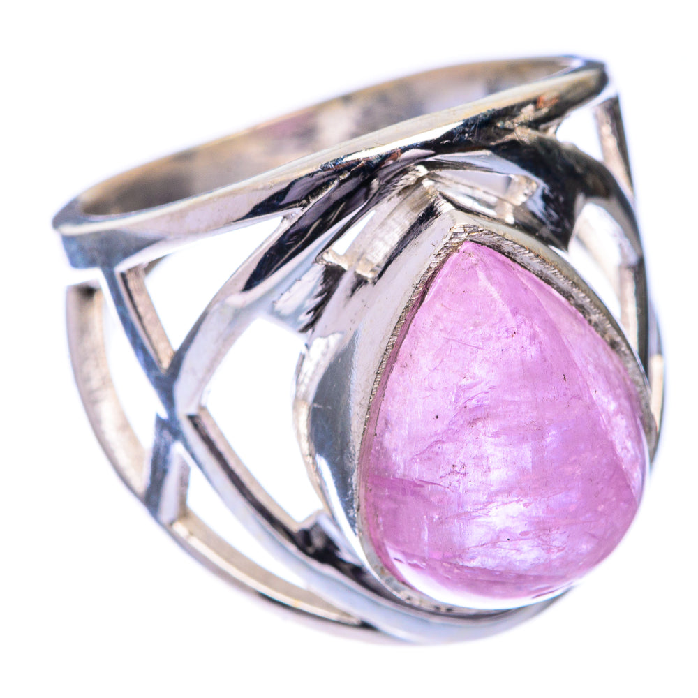 Pink Moonstone Ring Size 6.5 (925 Sterling Silver) R141544