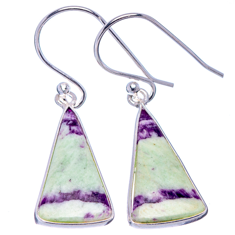 Kammererite Earrings 1 3/8" (.925 Sterling Silver)