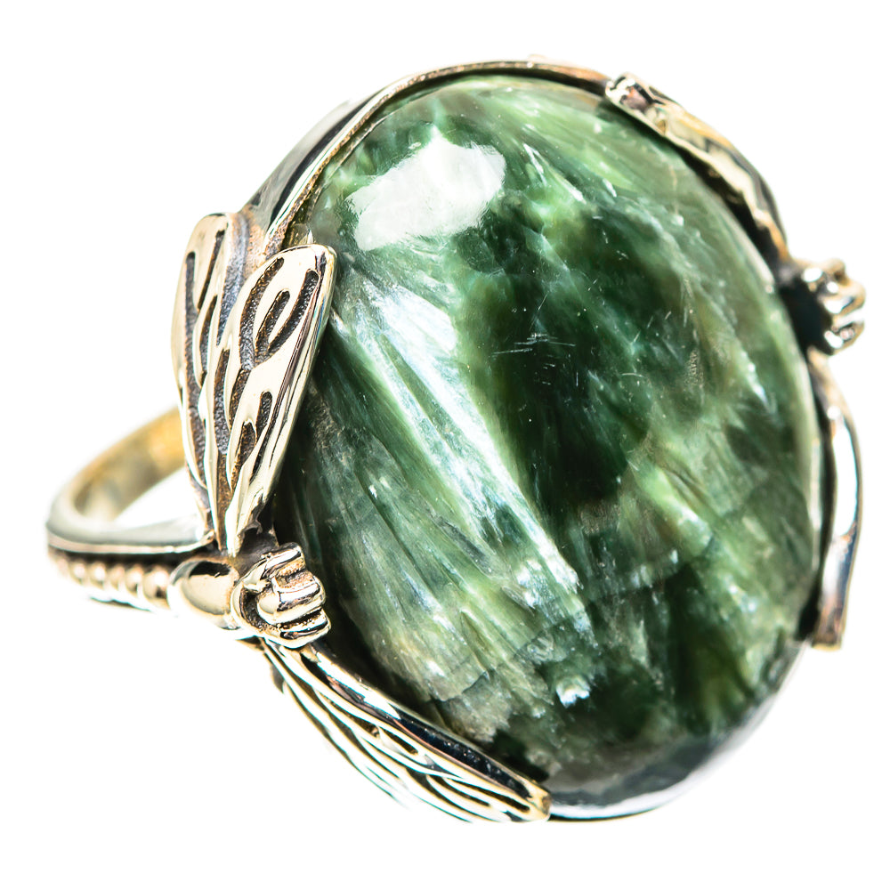 Seraphinite Ring Size 6.5 (925 Sterling Silver) RING139128