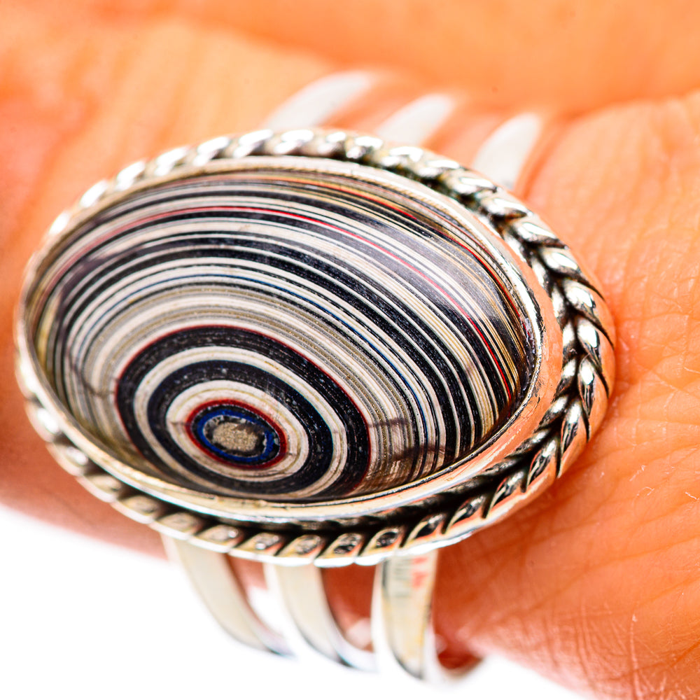 Fordite Ring Size 10 (925 Sterling Silver) RING139071