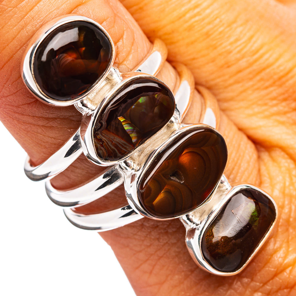 Premium Mexican Fire Opal Ring Size 8.75 (.925 Sterling Silver)